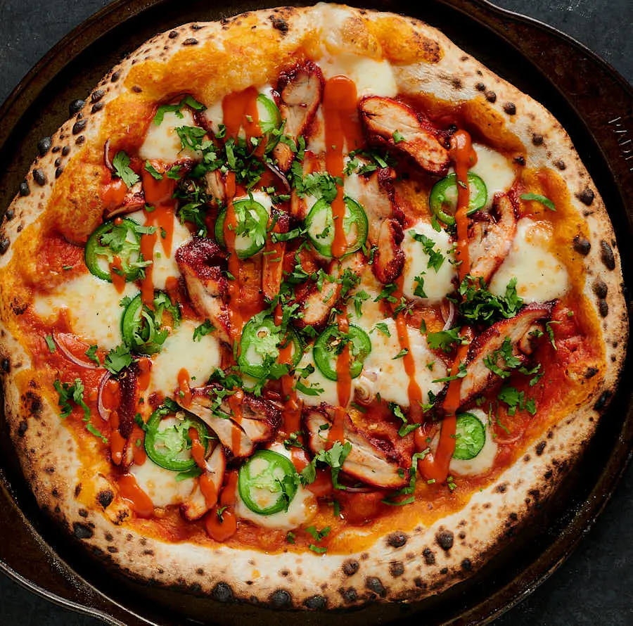 butter chicken pizza